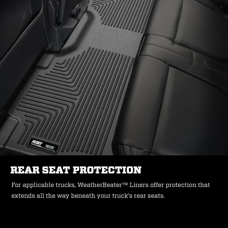 Husky Liners 2023 Honda Pilot WeatherBeater 3rd Row Black Floor Liner thumbnail 9