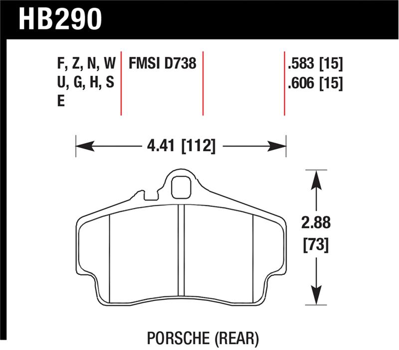HAWK DTC-60 Brake Pad Sets