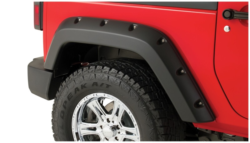 07-18 Jeep Wrangler Pocket Style Flares 2pc Fits 2-Door Sport Utility Only - Black - Image 3