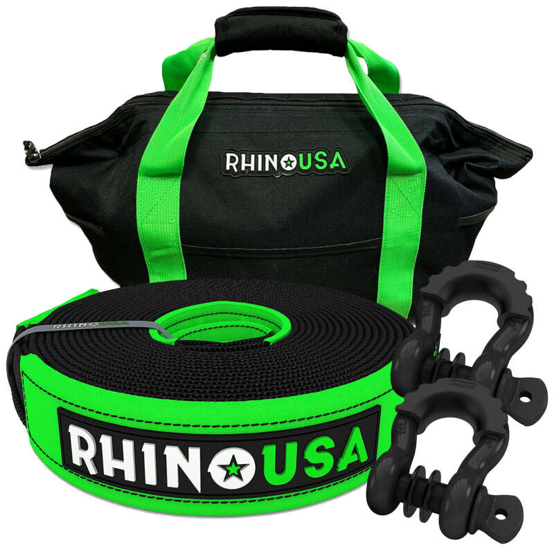 Rhino USA 30Ft Tow Strap/Shackles Combo
Tow Strap