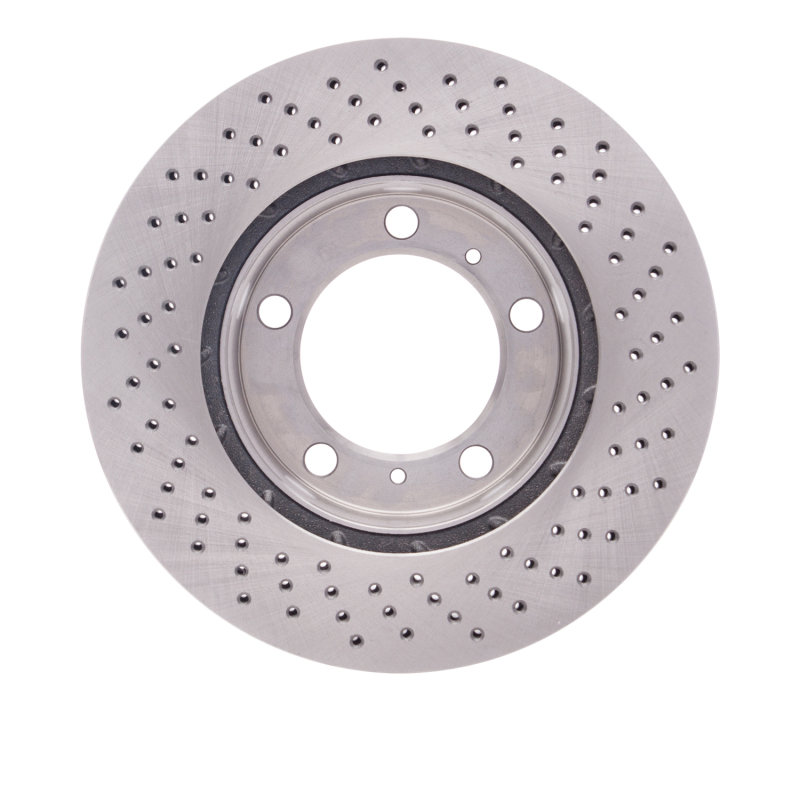 DFC 05-08 Porsche Cayman Left Front Drilled Brake Rotor