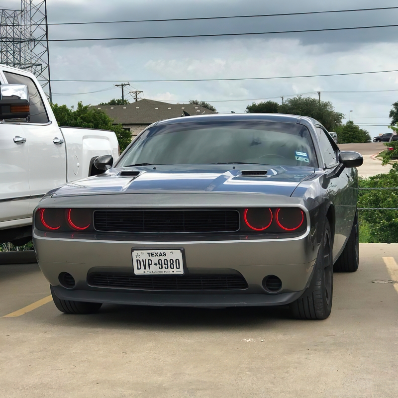 Oracle Dodge Challenger 08-14 Halo Kit (NonProjectorHL) - ColorSHIFT w/ Simple Controller