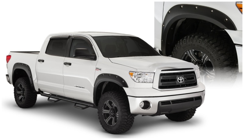 Bushwacker 07-13 Toyota Tundra Fleetside Pocket Style Flares 4pc 97.6/78.7/66.7in Bed - Black thumbnail 2