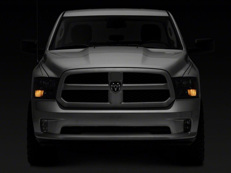 Raxiom 09-18 Dodge RAM 1500 Axial Series Euro Style Headlights w/ Dual Bulb Blk Housing (Clear Lens) thumbnail 8