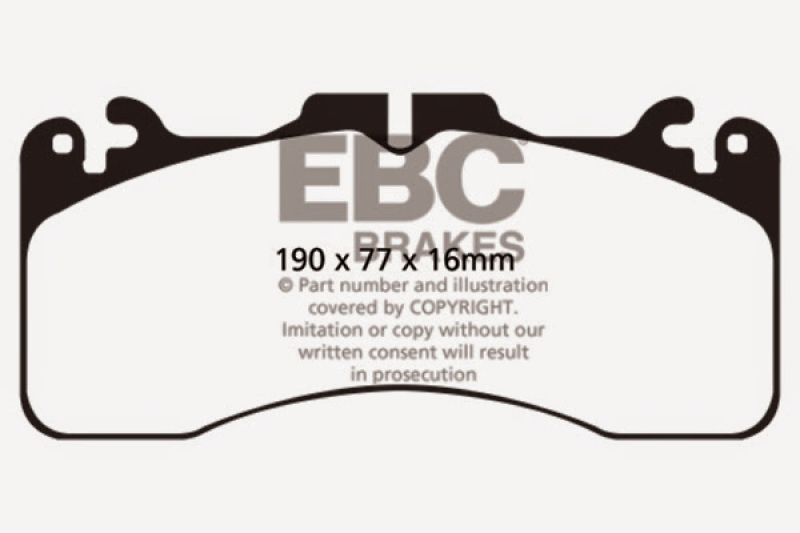EBC 2016+ Lexus GS-F Bluestuff Front Brake Pads thumbnail 3