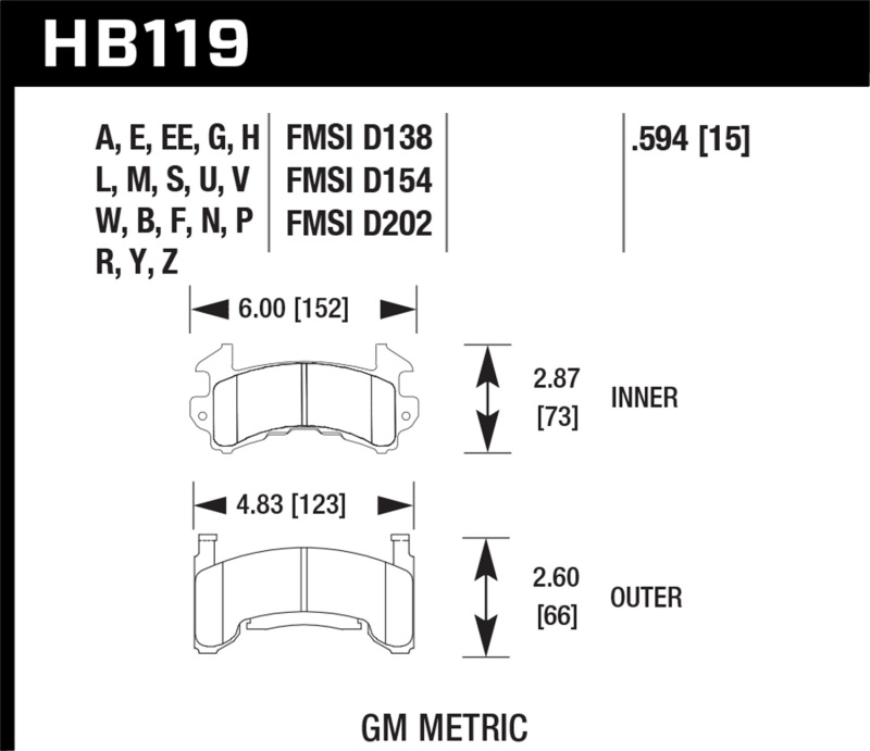 Hawk HPS Street Brake Pads thumbnail 6