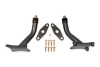 BMR 16-24 Chevrolet Camaro (6th Gen) Motor Mount Kit w/ Solid Bushings - Black Hammertone thumbnail 3