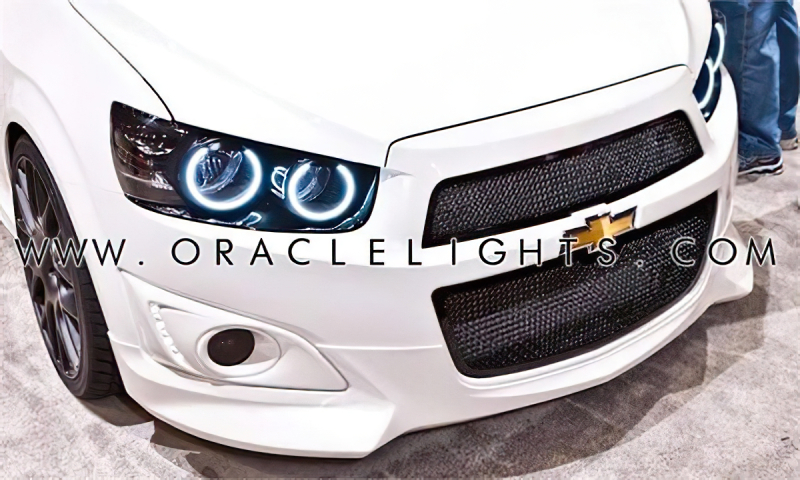 Oracle 12-16 Chevrolet Sonic LED Headlight Halo Kit - Blue thumbnail 5