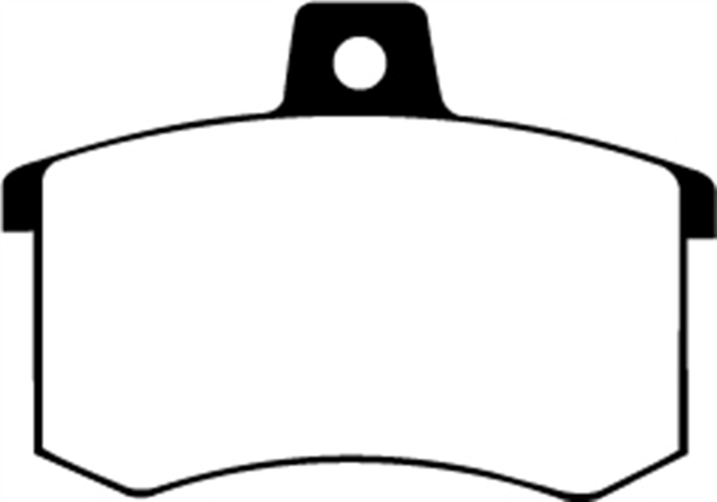EBC 91-95 Alfa Romeo 164 2.0 Turbo Redstuff Rear Brake Pads thumbnail 3