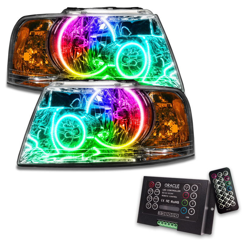 Oracle 03-06 Ford Expedition SMD HL - Chrome - ColorSHIFT w/ 2.0 Controller thumbnail 2