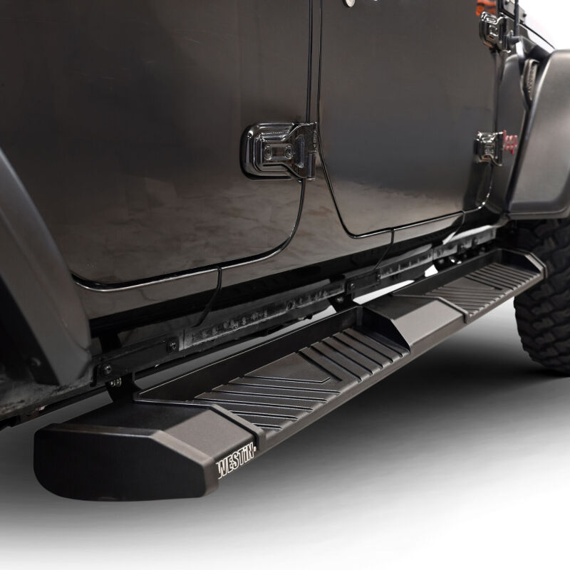 Westin 18-25 Jeep Wrangler JL Unlimited 4dr AT6 Running Boards - Black thumbnail 9