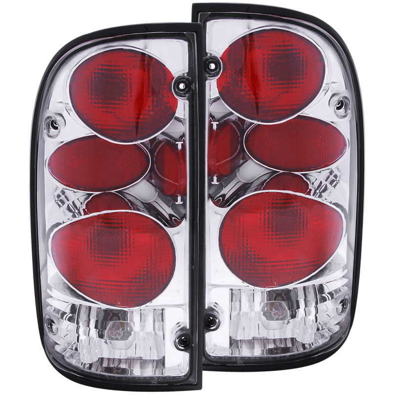 ANZO 1995-2000 Toyota Tacoma Taillights Chrome thumbnail 5