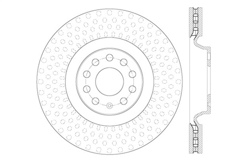StopTech Slotted & Drilled Sport Brake Rotor thumbnail 3