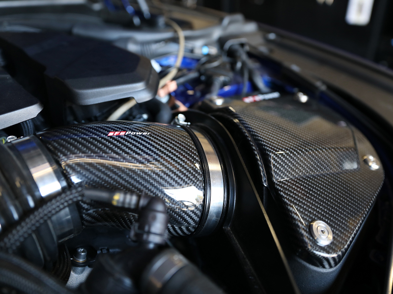 aFe Momentum Black Series Carbon Fiber Pro 5R Air Intake System BMW M5 (F90) 18-19 thumbnail 3