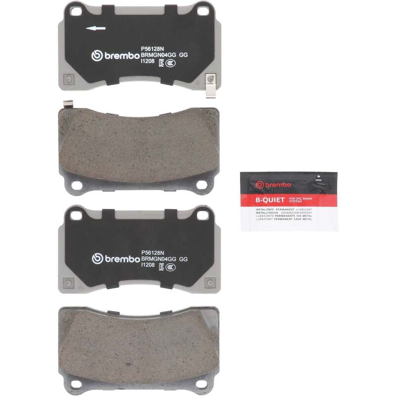 Brembo 09-21 Nissan GT-R Rear NAO Brake Pad thumbnail 2