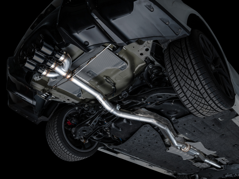 AWE Tuning 2024 Acura Integra Type S DE5 FWD Track Edition Exhaust w/ Triple Diamond Black Tips thumbnail 9