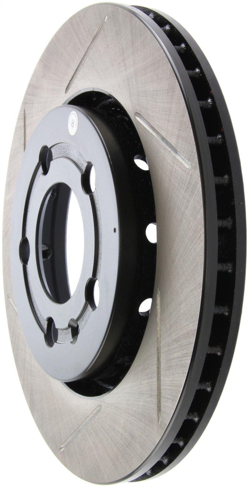 StopTech Power Slot 04-06 Audi TT Quattro / 04 VW Golf R32 Left Rear Slotted Rotor thumbnail 4