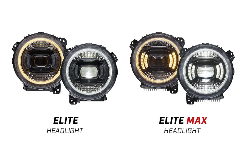 Diode Dynamics 18-23 Jeep JL Wrangler Elite Max LED Headlamps thumbnail 7