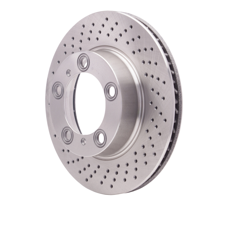 DFC 05-08 Porsche Cayman Left Front Drilled Brake Rotor