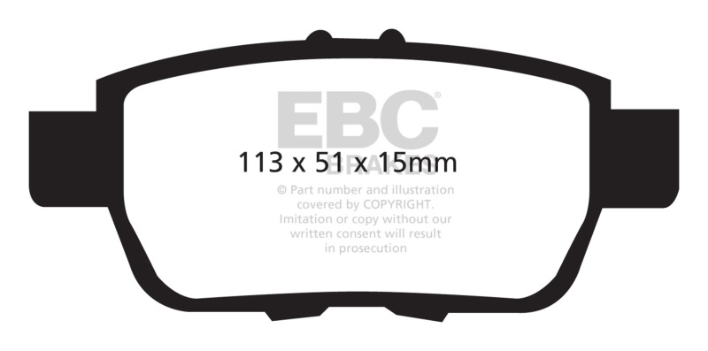EBC S3 Brake Pad and Rotor Kit (1x ebcGD7331, 1x ebcDP61754) thumbnail 4