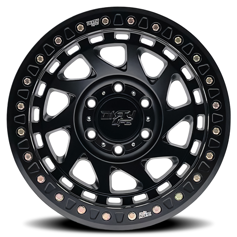 Dirty Life 9313 Enigma Race 17x9 / 5x127 BP / -12mm Offset / 78.1mm Hub Matte Black Wheel