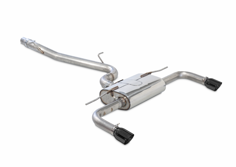 AWE Tuning Audi 8V A3 Touring Edition Exhaust - Dual Outlet Diamond Black 90 mm Tips thumbnail 7