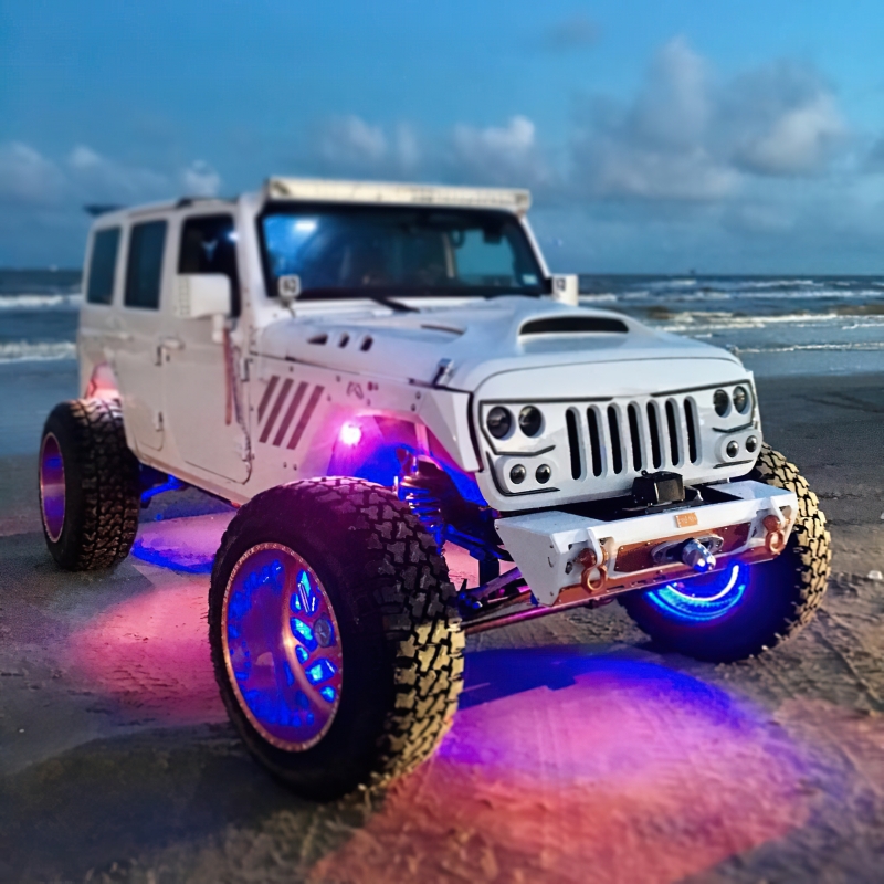 Oracle LED Illuminated Wheel Rings - Double LED - Blue thumbnail 6