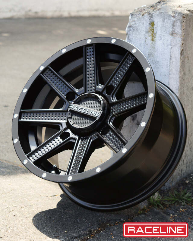 Raceline A92B Hostage 14x7in / 4x137 BP / 10mm Offset / 110.18mm Bore - Satin Black Wheel thumbnail 6