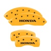 MGP 4 Caliper Covers Engraved Front & Rear Honda Yellow Finish Black Char 2004 Honda Pilot thumbnail 8