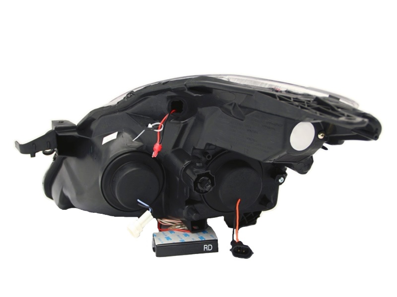 ANZO 2008-2009 Nissan Altima (2 Door ONLY) Projector Headlights w/ Halo Black (CCFL) thumbnail 5