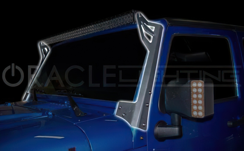 Oracle Jeep JK Upper Windshield Brackets (Pair) thumbnail 6