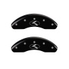 MGP 2 Caliper Covers Engraved Front Circle K/Kia Black Finish Silver Char 2018 Kia Rio thumbnail 6