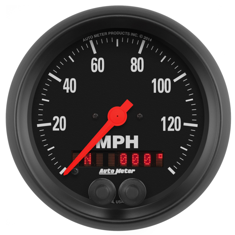 Autometer Z Series 3-3/8in 140 MPH In-Dash Full Sweep GPS Speedometer