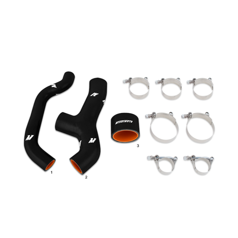 Mishimoto 06-07 Subaru WRX Black Silicone Intercooler Hoses thumbnail 2