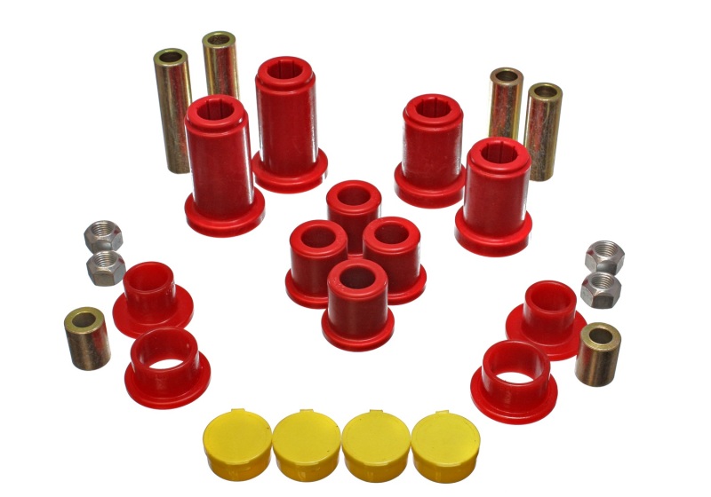 Energy Suspension 99-07 General Motors (Various) Red Front End Control Arm Bushing Set thumbnail 2