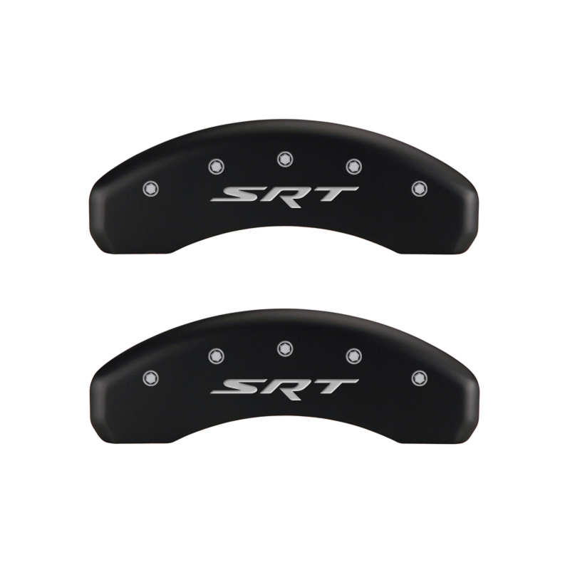 MGP 4 Caliper Covers Engraved Front & Rear SRT Red finish silver ch thumbnail 6