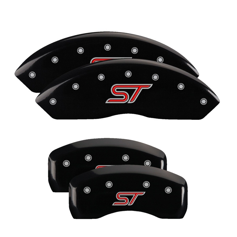 MGP 4 Caliper Covers Engraved Front & Rear ST Black finish silver ch thumbnail 7
