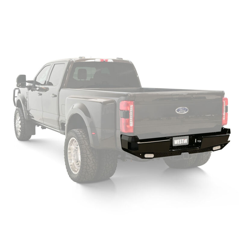 Westin 23-25 Ford F-250/350/450/550/600 HDX Bandit Rear Bumper - Black
