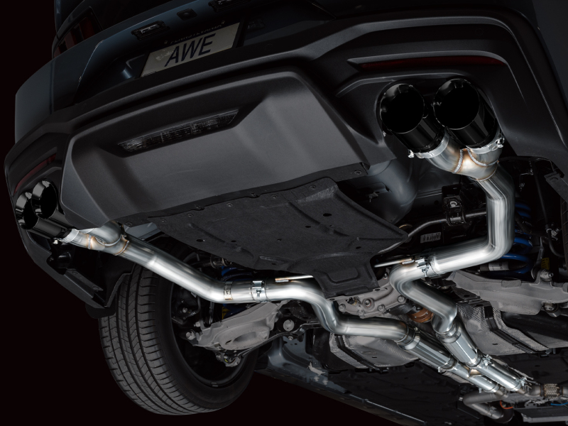 AWE 2024 Ford Mustang GT Fastback S650 RWD Track Edition Cat-Back Exhaust w/ Quad Diamond Black Tips thumbnail 7