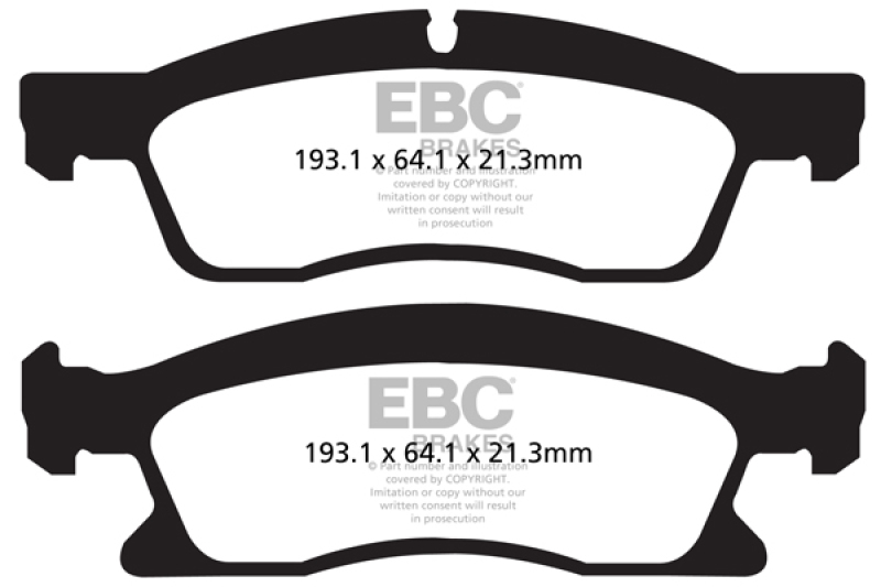 EBC S14 Brake Pad and Rotor Kit (1x ebcDP62136, 1x ebcRK2104XD) thumbnail 6