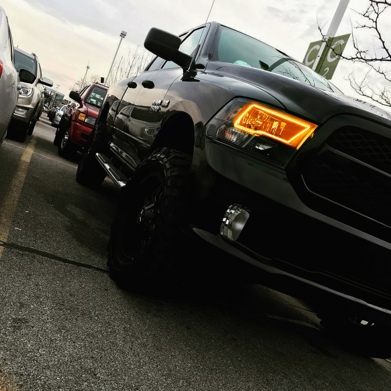 Oracle Dodge Ram Sport 09-18 LED Headlight Halo Kit - ColorSHIFT w/ BC1 Controller