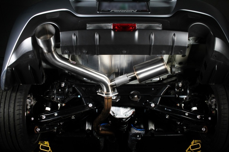 PERRIN 22-26 Subaru BRZ / Toyota GR86 Axle Back Exhaust SS (Single Side Exit w/Helmholtz Chamber) thumbnail 9