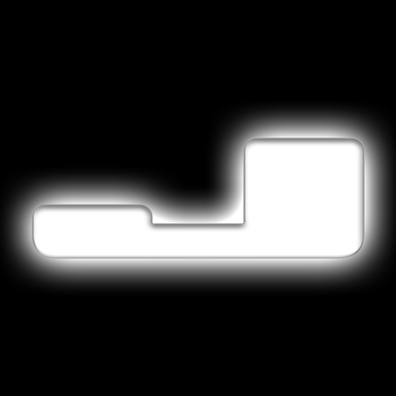 ORACLE Lighting Universal Illuminated LED Letter Badges - Matte Wht Surface Finish - J thumbnail 2