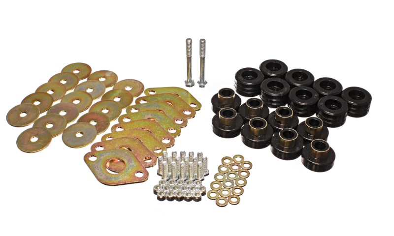 Energy Suspension Body Mount Set W/Hardware - Black thumbnail 3