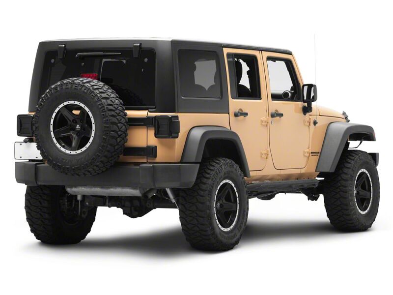 Raxiom 07-18 Jeep Wrangler JK Axial Series JL Style LED Tail Lights- Black Housing- Smoked Lens thumbnail 6