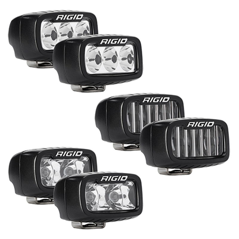 Rigid Industries 2021+ Ford Mod Bumper Triple SR-M Fog Light Kit thumbnail 4