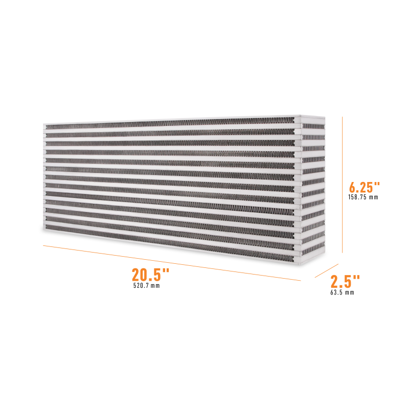 Mishimoto Universal Air-to-Air Intercooler Core - 20.5in / 6.25in / 2.5in thumbnail 2