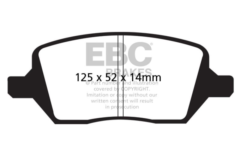 EBC S14 Kits Greenstuff Pads and RK Rotors (1x ebcDP61737, 1x ebcRK7453) thumbnail 9