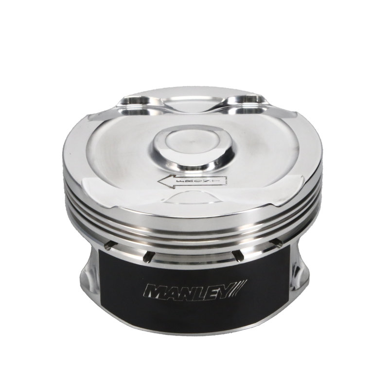 Manley 2018+ Ford Coyote 5.0L DOHC -6cc Dish 3.700in Bore 10:1 CR Platinum Extreme Duty Piston Set thumbnail 3