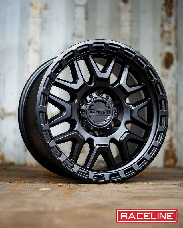 Raceline 953B Krank Wheel 20x9 / 8x165.1 / 0,, Offset 125.2mm Bore - Satin Black thumbnail 6